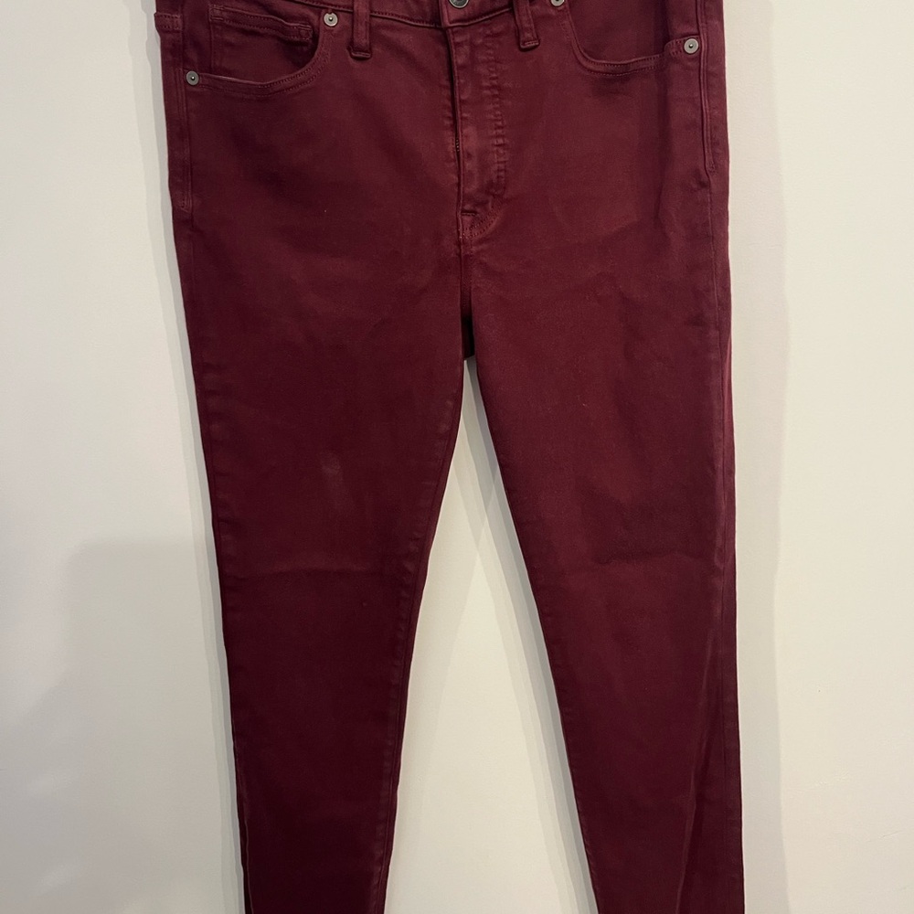Women’s Burgundy Jeans - Madewell